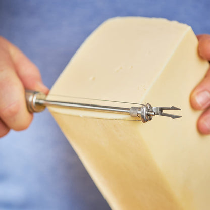Roesle Stainless Steel Wire Cheese Slicer, 9.8-inch
