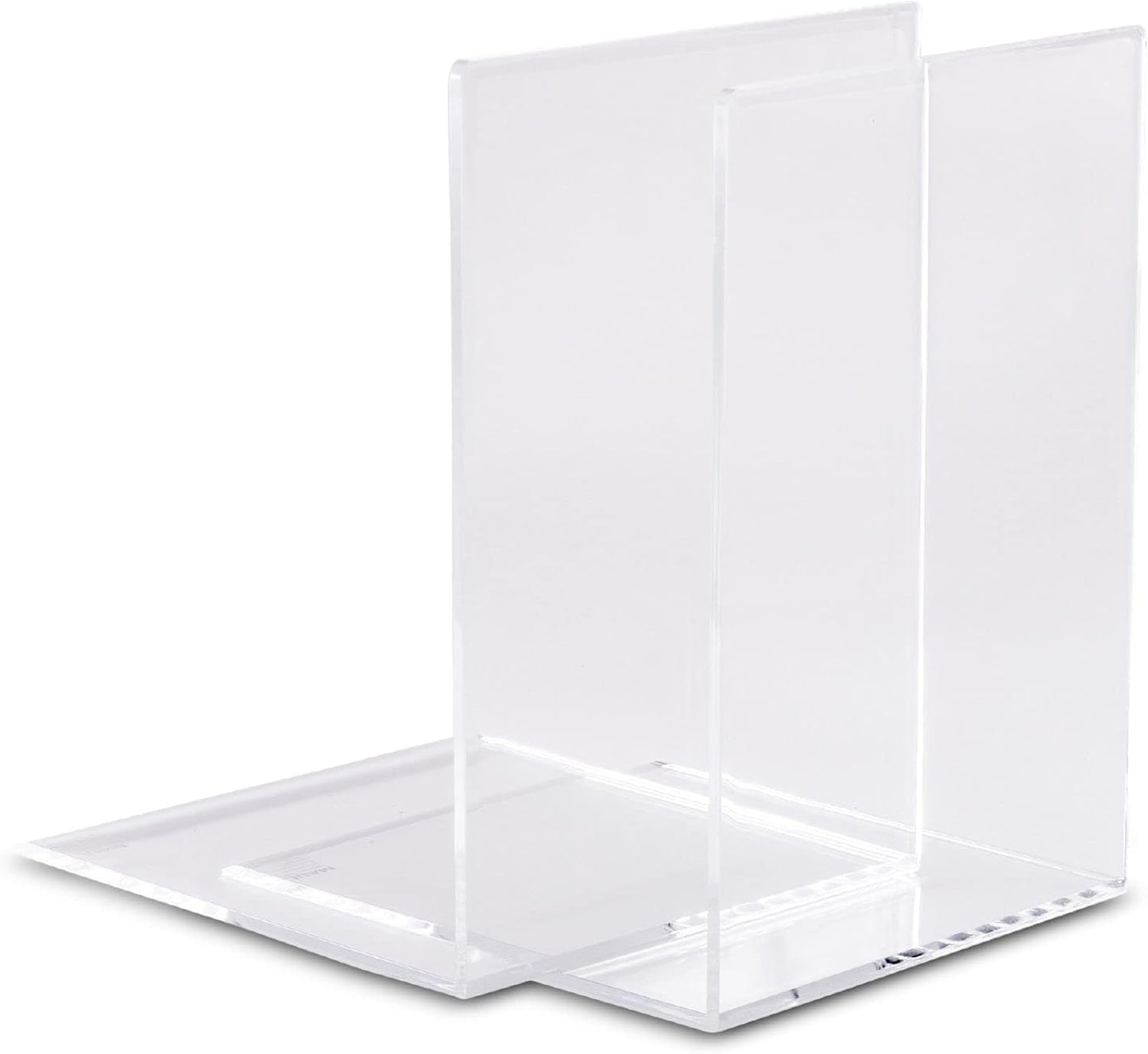 Acrylic Book Ends, 16 x 15 x 21 cm
