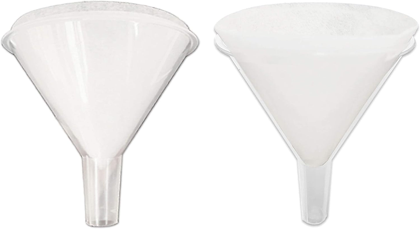 Birllaid Non Woven Filter Cones for Cooking Oil, Package of 1 Cone Holder and 50 Filter Cones