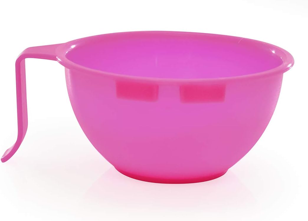 Colortrak Hair Dye Bowl Caddy, Includes Center Caddy Pole and Three Color Coded Bowls with Brushes
