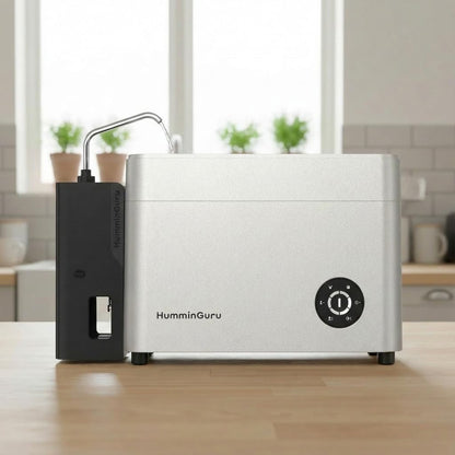 HumminGuru Automatic Water Dispenser for HG01 & NOVA Ultrasonic Vinyl Record Cleaner Machine with Built-in Water Filtration, 500+ Record Cleaning Cycles per Charge (Water Dispenser + 650ml Water Tank)