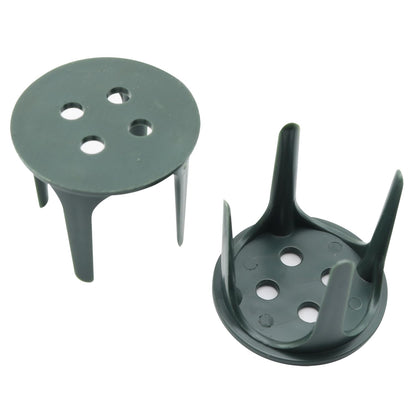 Pro Bamboo Kitchen 50PCS Flower Foam Anchor Nails Flower Plastic Anchor Pin Holder Flower Clay Nails Floral Accessories for Birthday Party Wedding Flower Box Decoration