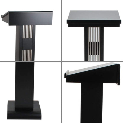 JOuan Lectern Podium Stand, Lectern Podium Stand,Portable Podium Office Conference Lectern Table, Lecture Platform Speaking Simple Modern Hosting Stage Welcome Table Reception Desk Ideal