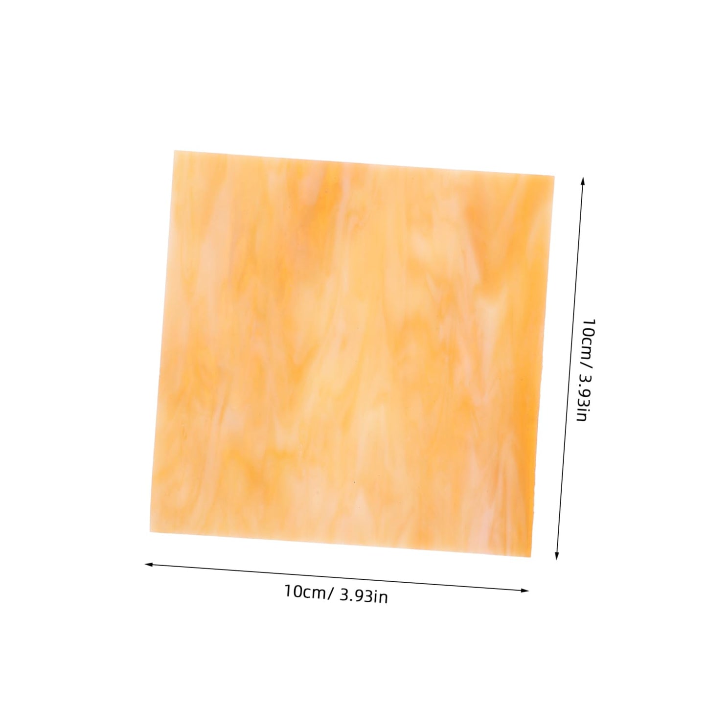 HOMSFOU Mosaic Tile Sheets 2 Pieces 3.94X3.94 Inch Glass Tiles for Crafts DIY Supplies Decorative Small Tiles for Photo Frames Flowerpots and Home Decor