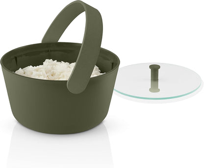 EVA SOLO Green Rice Steamer Tool | Cook Rice, Quinoa Easily in Microwave | Danish Design & Functionality