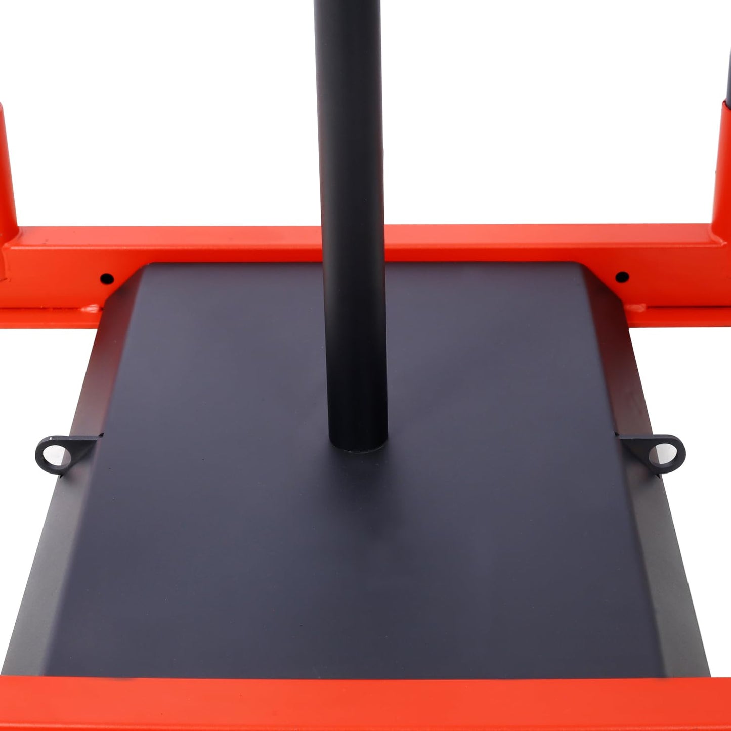 Geelife Weight Sled Fitness Sled - Steel Black+Red - Boost Your Speed and Strength - Outdoor Workouts -