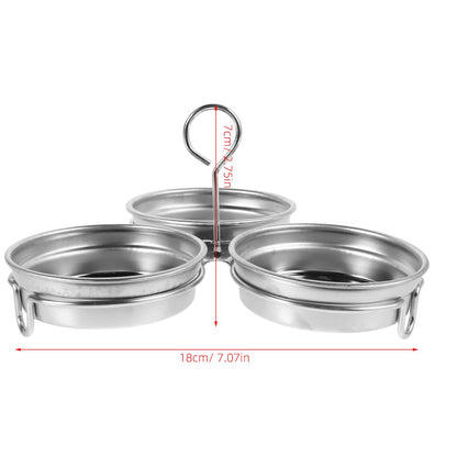 ULTECHNOVO Egg Poacher Cup 1-Cup Stainless Steel – Nonstick Coating Removable Rack – for Stovetop Steaming Poaching Boiling for Individual Eggs
