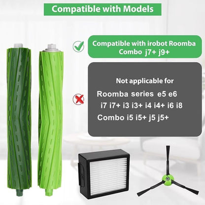 Accessories Replacement Parts for iRobot Roomba Combo j7+ j9+ Robot Vacuum & Mop Cleaner, 24 Pack Kit