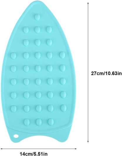 Yosoo Silicone Iron Hot Rest Pad Mat - Ironing Surface Stand Mat (Green)
