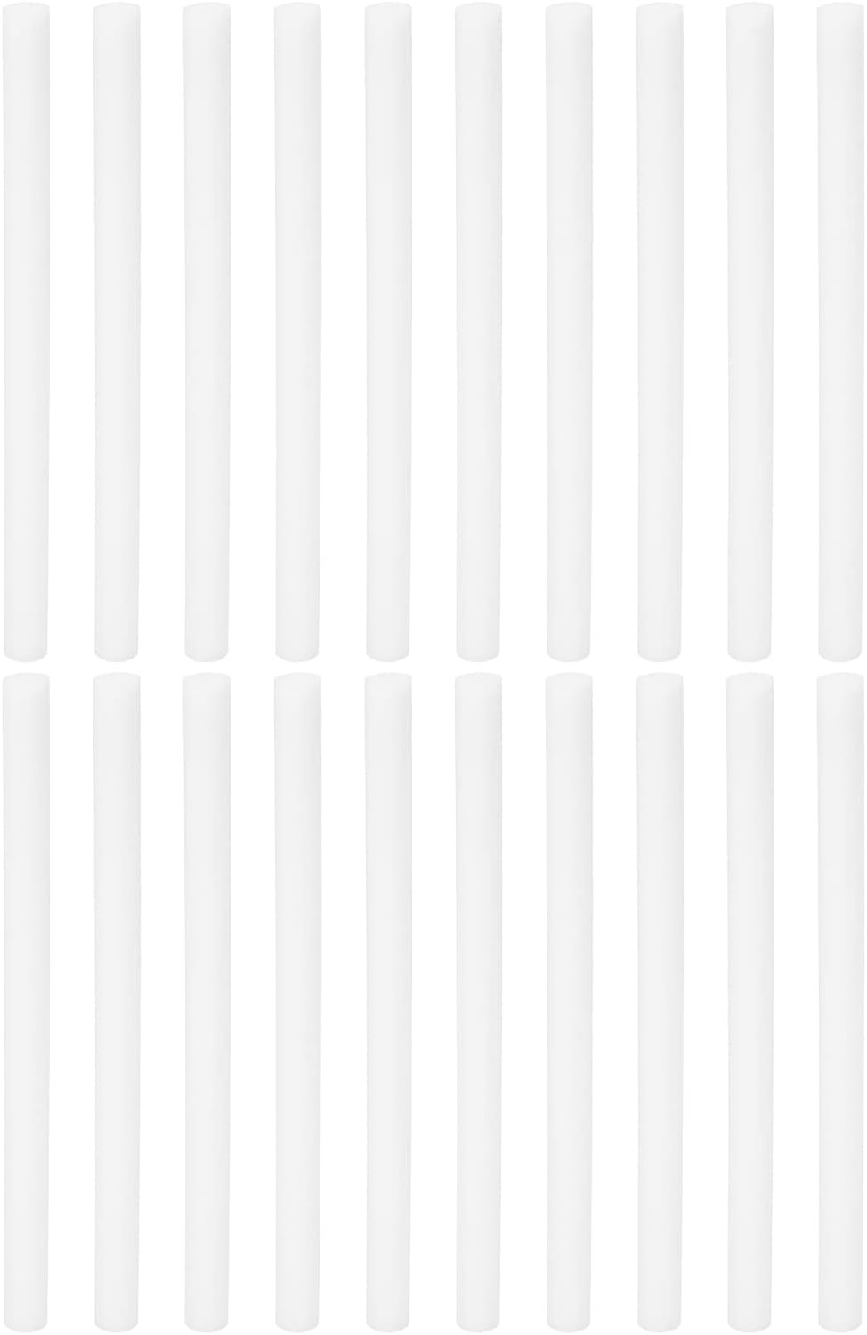 PATIKIL 20 Pcs Humidifier Cotton Filter Sticks, Refill Wicks Replacement for USB Mini Humidifiers (6.3'' x 0.39'')