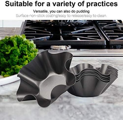 RUVINCE Tortilla Bowl Maker - Nonstick Taco Shell Set of 8 for Perfectly Shaped Salad Bowls