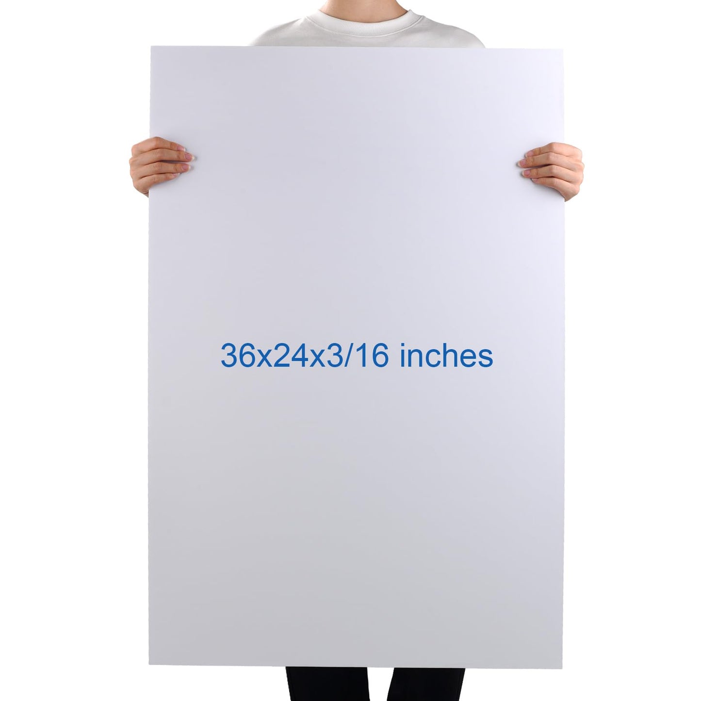 Foam Board 24 x 36 x 3/16" (5mm) - 12 Pack - White Poster Board, Acid Free, Double Sided, Rigid, Sign Board Foamboard for Mounting, Crafts, Paintings Prints, Art, Display, Presentation and Projects