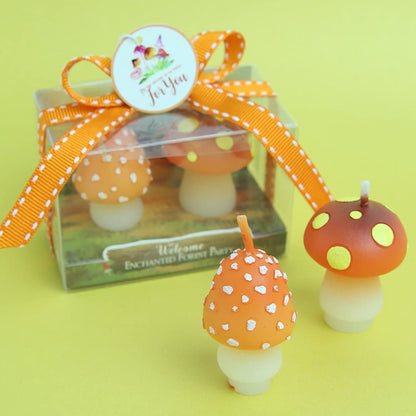 Birthday Mushroom Candles for Party Supplies and Wedding Favor