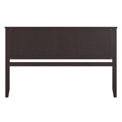 AFI, Madison King Solid Wood Panel Headboard, Espresso