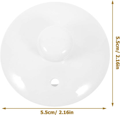Alipis Ceramic Teapot Lids, Chinese Mug Lid, Kungfu Tea Kettle Replacement Cover for Kitchen Teapots Accessories
