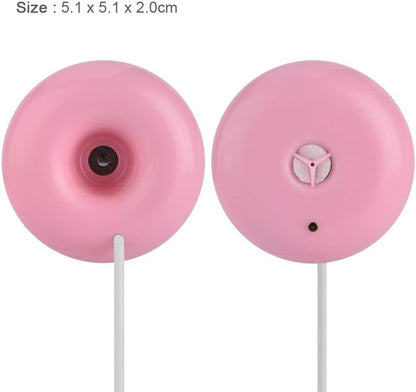 Mini Doughnut-Shaped Portable USB Powered Humidifier, Atomization Spray for Home, Office, Car