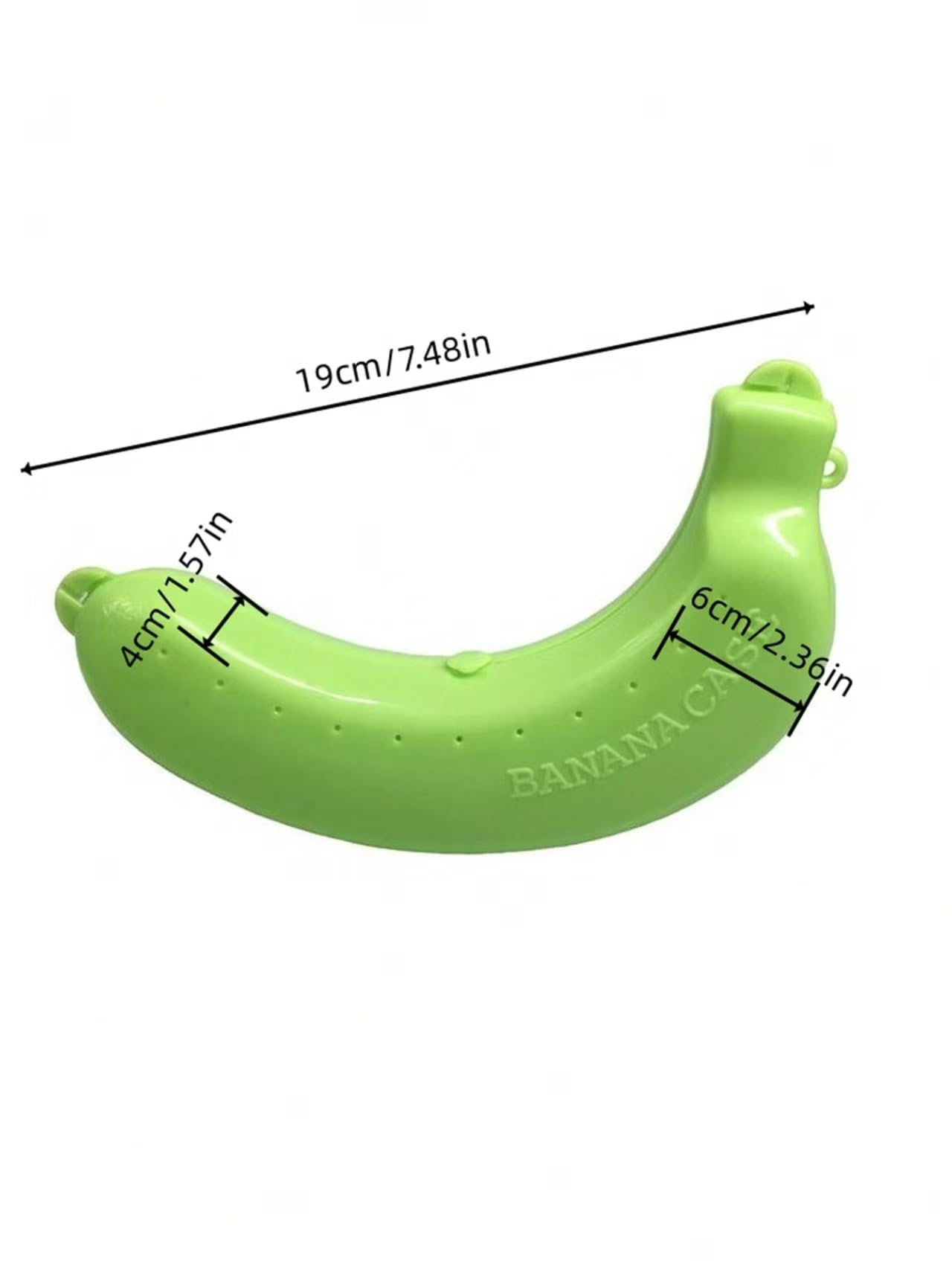 ZGLUZP 2 Pcs Yellow Banana Storage BPA-Free Outdoor Travel Case,Keep Fresh Banana Keeper and Protector, Cute Banana Carrier Storage Box for Picnic Camping,Food Containers，Container Sets