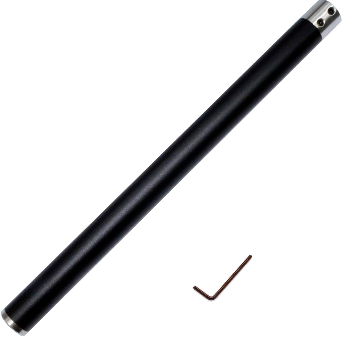 12mm Interchangeable Aluminum Alloy Grip Handle for Carbide Tipped Woodturning Lathe Tool Bar with Hexagon wrench