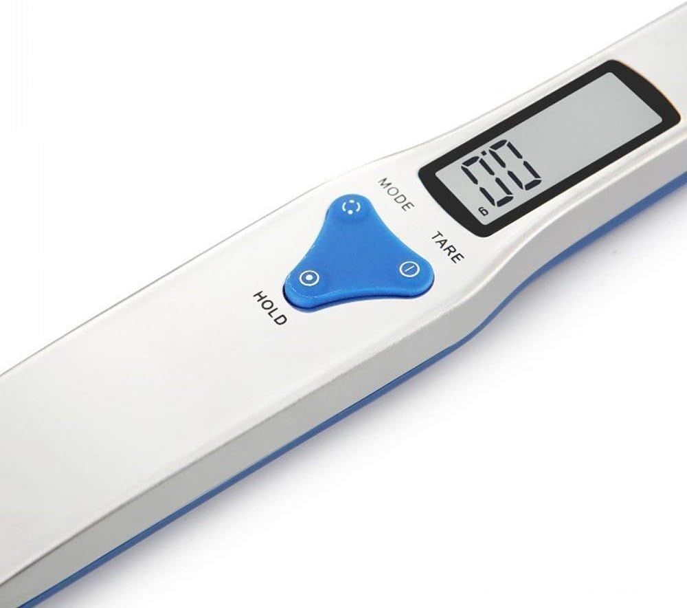 Meichoon Digital Food Scale with 3 Measuring Spoons, Portable LCD Display, Weighing Ingredients (1.1lb/500g)
