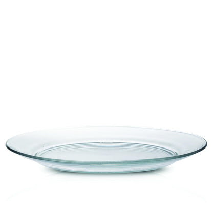 Duralex Lys Clear Glass 11 Inch Dinner Plate, Set Of 6