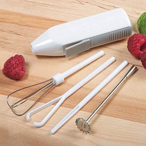 5pc Deluxe Mini Cordless Mixer - Blend, Whip, Stir, Beat, Drink Frother