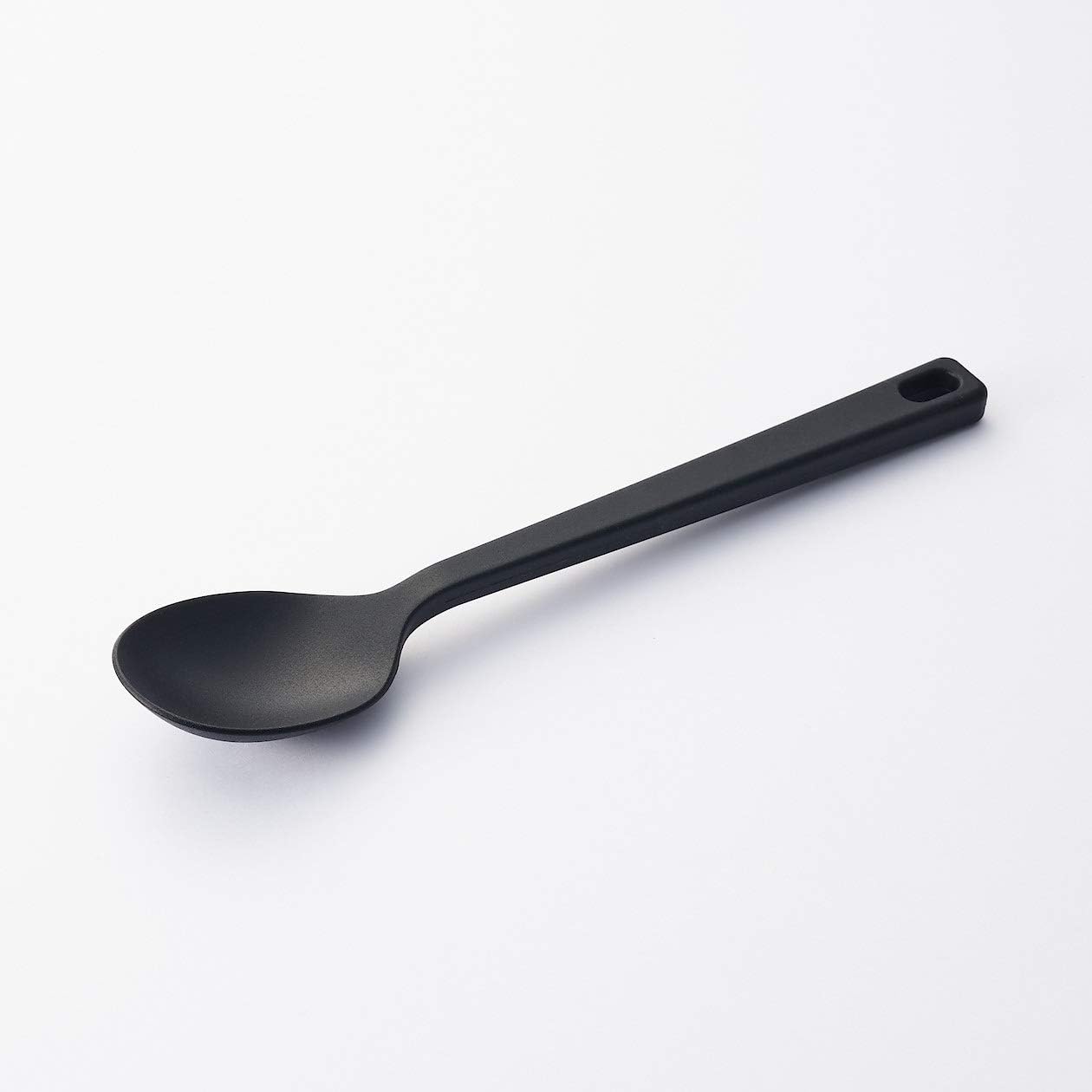 Silicone Cooking Spoon: Small 25cm Black