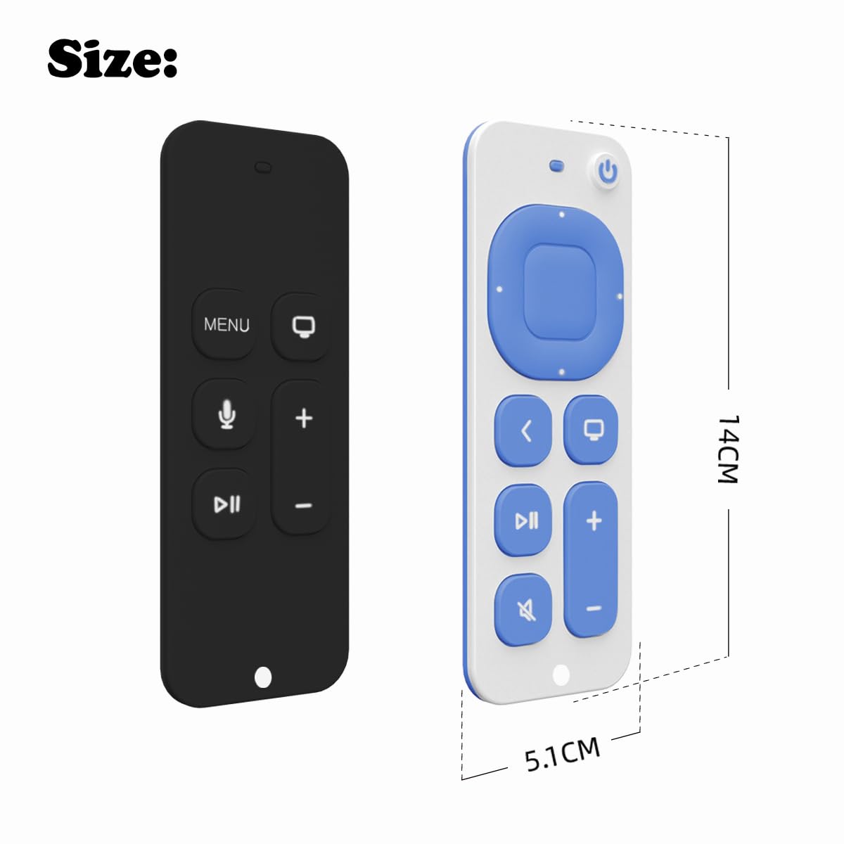 Silicone Baby Teething Toy, Small Remote Control Shape for Little Hand, Soft Chew Toy, Teether Sensory Toy for 3 Months+ Toddlers