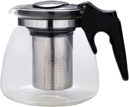 BESTOYARD 33Oz Glass Teapot, Detachable Water Kettle with Infuser for Tea and Iced Coffee Maker