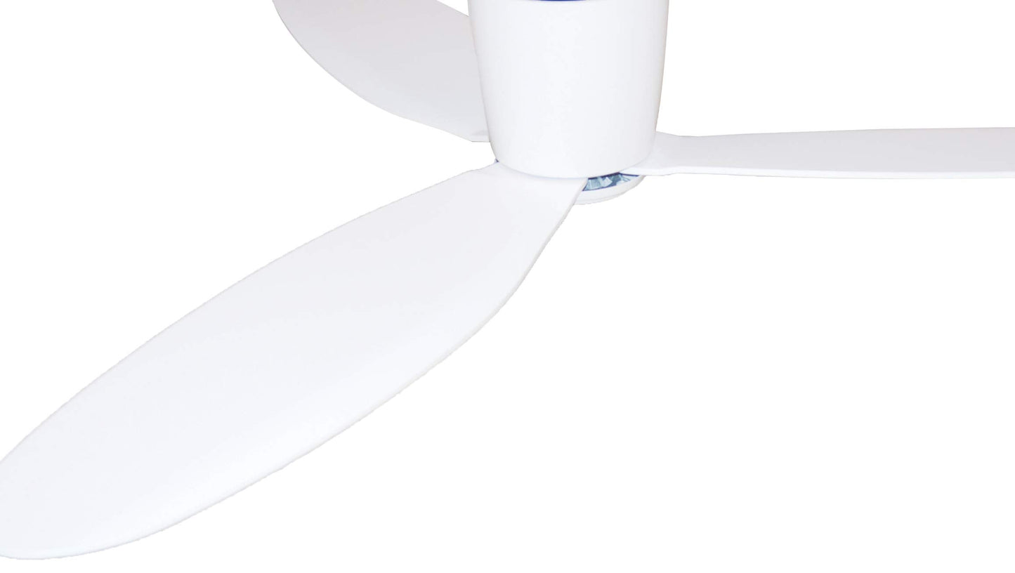 Lucci Air 21287001 Radar 52-inch DC Ceiling Fan, 52 Inch, White