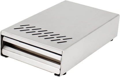 Espresso Knock Box Drawer, Stainless Steel Coffee Grounds Container, Removable Rubber Knock Bar, Non-slip Base, Mini