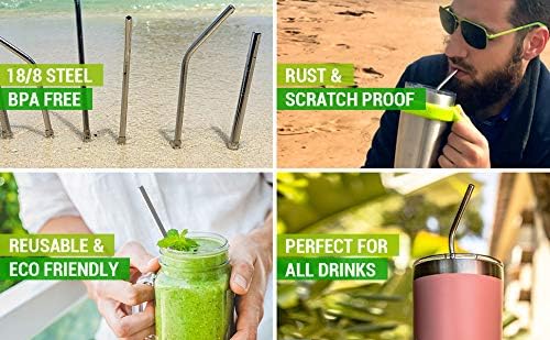 Stainless Steel Straws (Tall)