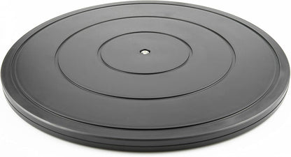 16Inch Lazy Susan Turntable - Heavy Duty Rotating Swivel Steel Ball Bearings - Flat Base Stand