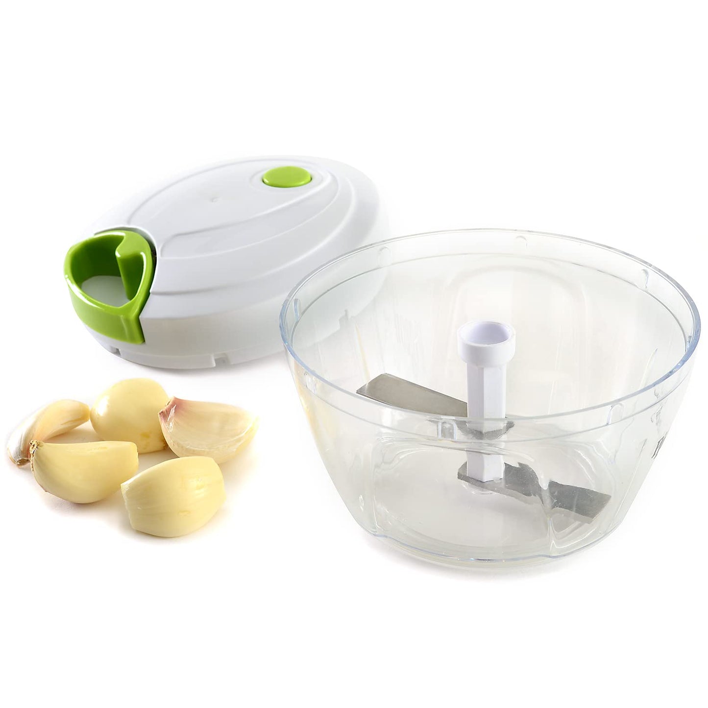 Norpro Instant Food Chopper,White, 3.25" x 4.75" x 4.75"