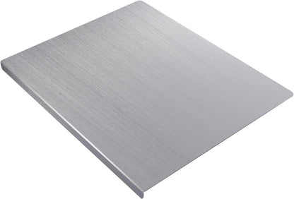 TMEEIHNSS Set (50/60/70/80cm) Large Stainless Steel Cutting Board | Non-Slip L-Shape Design | Dishwasher Safe Chopping