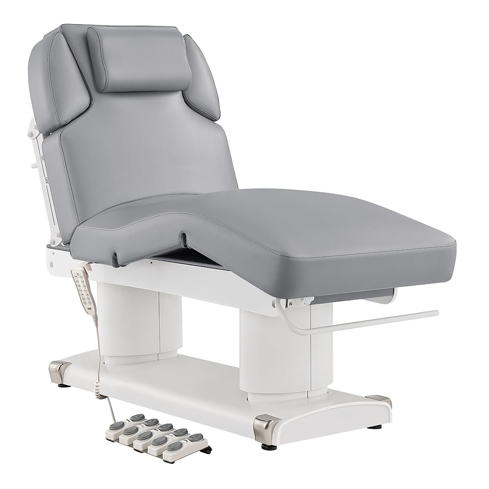 Dir Full Electric Medical Spa Treatment Massage Table Facial Beauty Bed LUXI in Grey