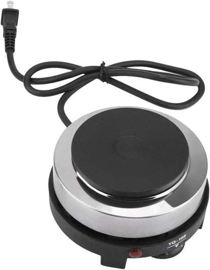 Mini Stove, Portable US Plug 110V 500W Electric Mini Stove Hot Plate, Multifunction Home Heater (5.3x3.9x3inch)