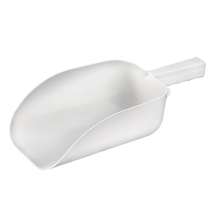New Star Foodservice 34486 Polycarbonate Plastic Utility Ice Scoop, White, 64-Ounce