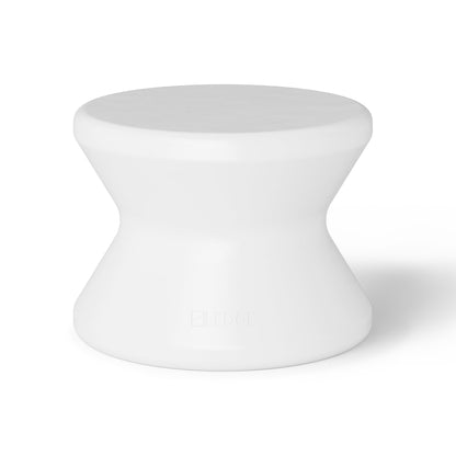 Ledge Lounger Signature Side Table - for Pool Ledges up to 10" inches deep - Indoor -Outdoor All Weather Table for Porch, Patio, Garden, Backyard, Pool and Beach (White)