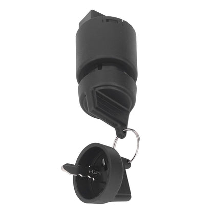 Hapivida Ignition Starter Switch, 2 Keys ABS Key Switch with Lock