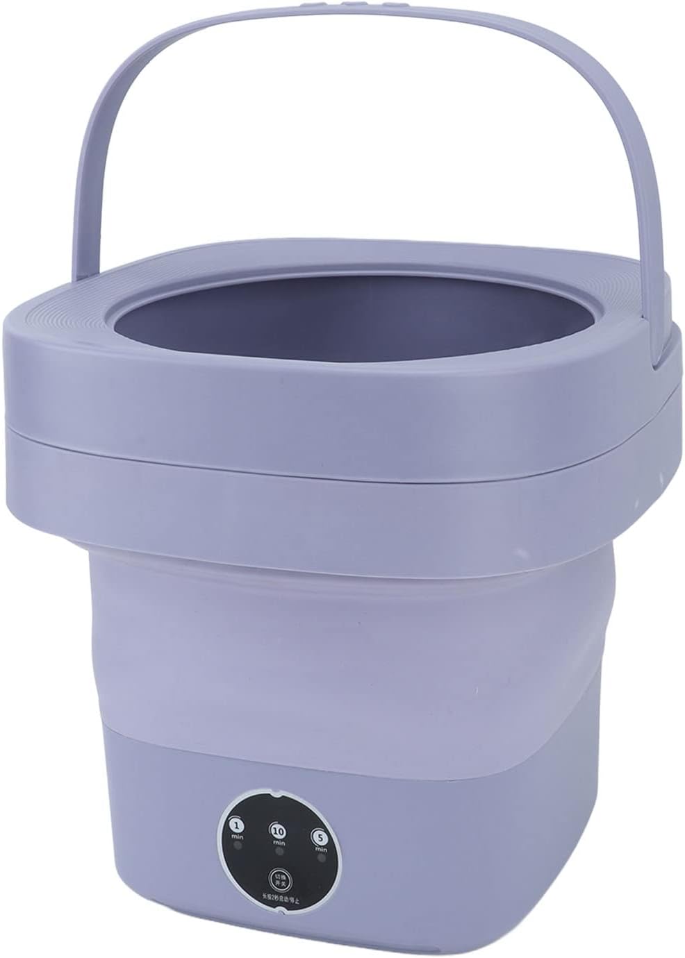 TOPINCN Foldable Washing Machine, Automatic Portable ABS Mini Washer, US Plug 100-240V for Travel