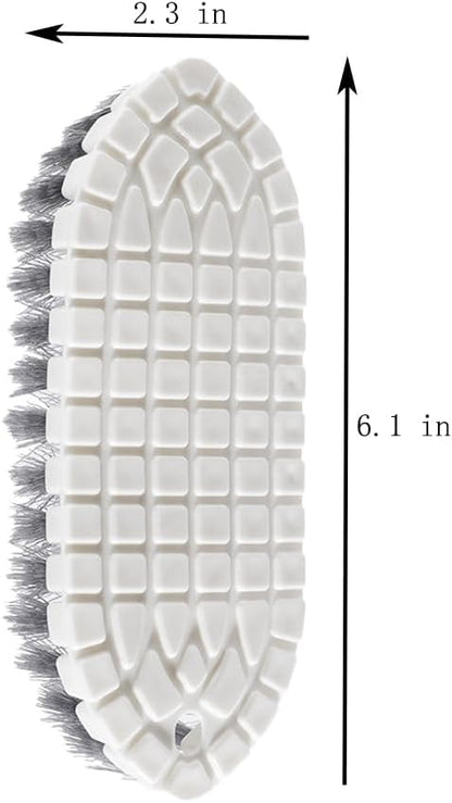 ChenShuo Multi-Purpose Heavy Duty Scrub Brush, Hand Held Stiff Bristle Brush, 2 Pack