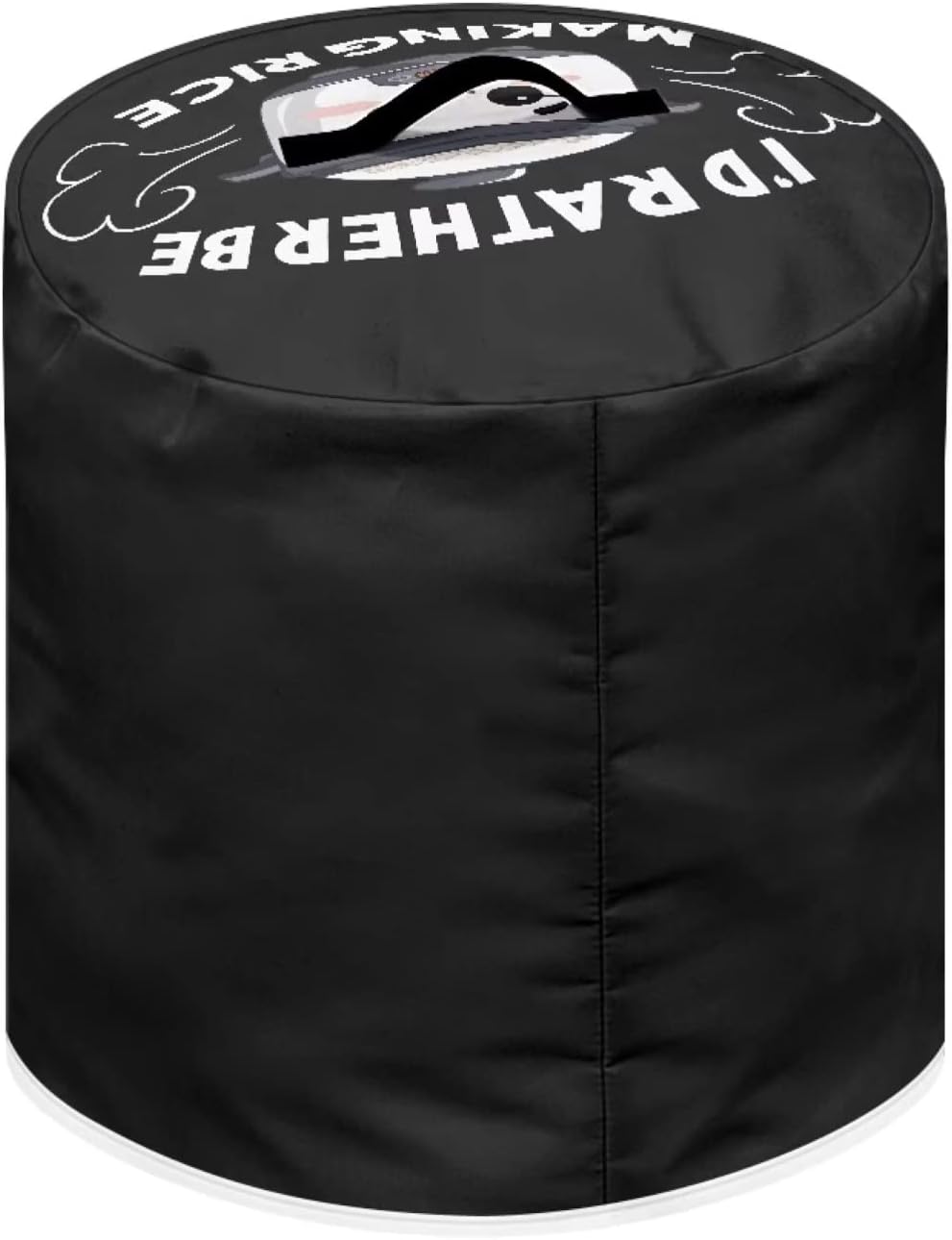 I'd Rather Be Making Rice Pressure Cooker Cover, Round Dust Cover with Funny Designs for Kitchen