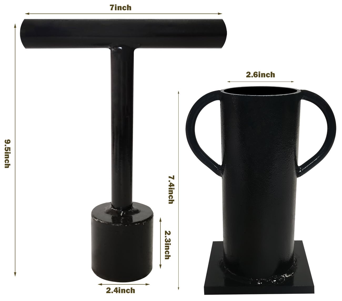 Rock Crusher Manual Hand Ore Crusher Glass Breaker Heavy Duty Frit Maker Mining Pulverizer Gold Prospecting Rock Hound