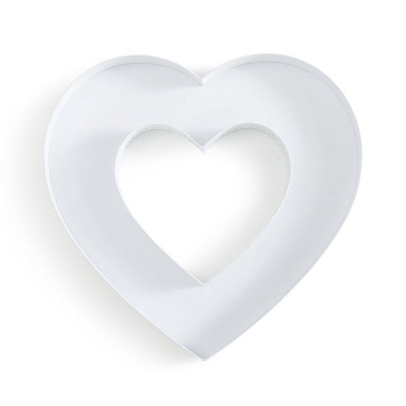 Soul & Lane Fillable Cardboard Heart-Shaped Box for Charcuterie and Candy, Paper Mache Decor Tray for Birthday Parties, Weddings - Heart