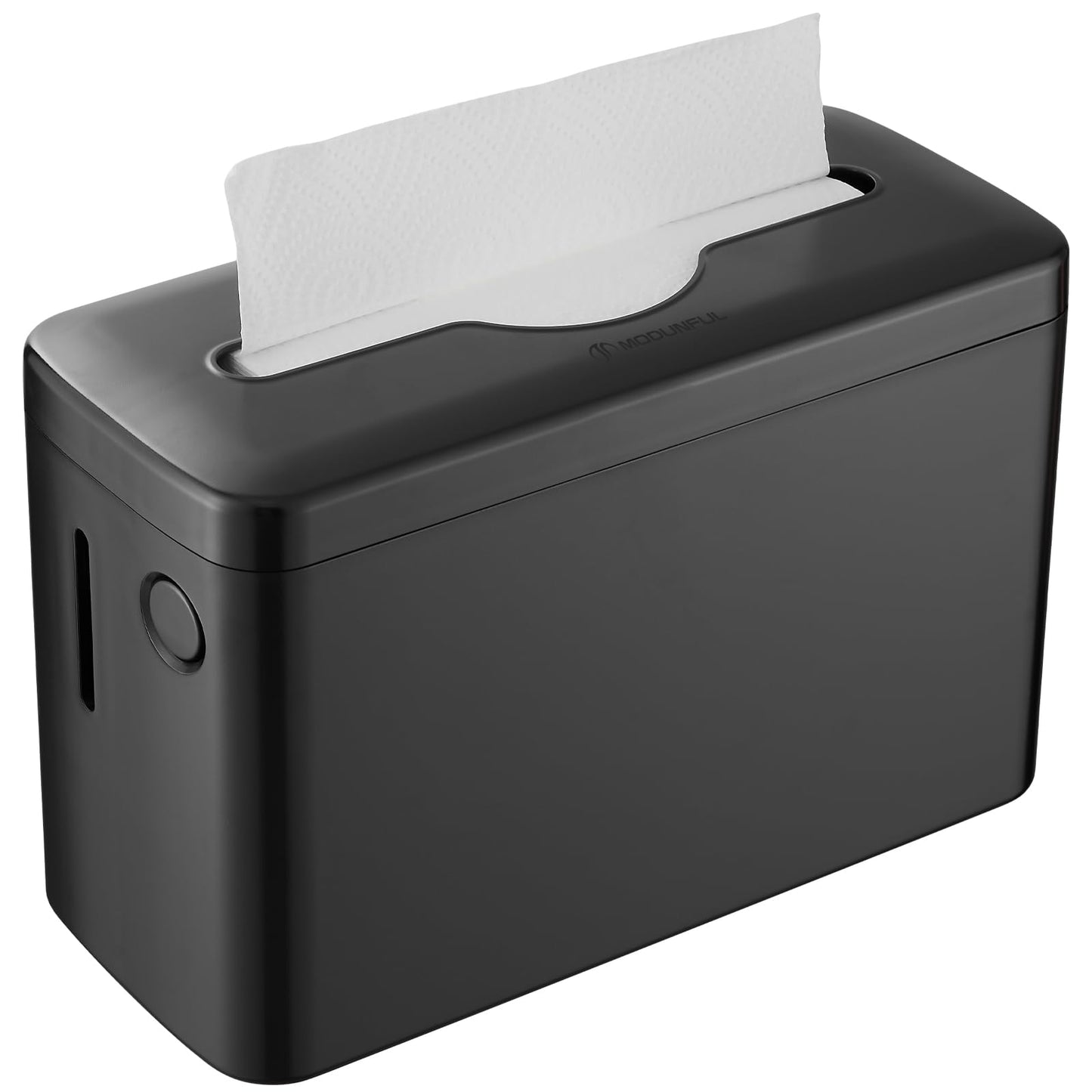 Multifold Paper Towel Dispenser Countertop, Heavy Duty Wide-Design, 300-Sheet Large Capacity Black Paper Towel Holder, Compatible with Tork, AmazonCommercial, Kleenex, Scott, Pacific Multifold Towels