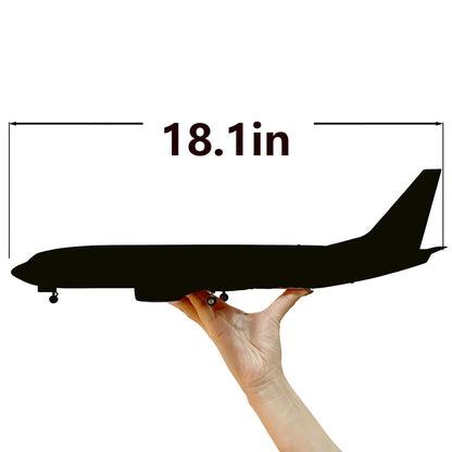 Mahfisj 1/80 Scale B737 Model 18 Inches 737 Model Airplane Kit with LED Lights, Ideal Collection for Adults