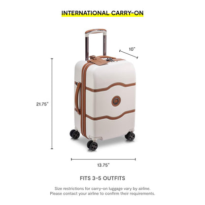 DELSEY PARIS Chatelet Air 2.0 Hardside Luggage with Spinner Wheels, Angora, 2 Piece Set (19/28)