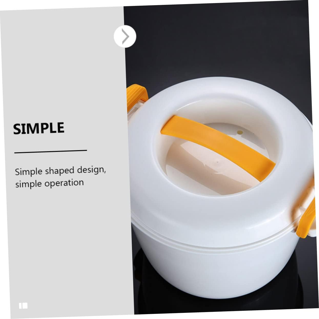 Rice Cooker Microwave Pasta Pot, Office Lunch Container, Bento Rice Microwave Egg Cooker, Plastic Simple