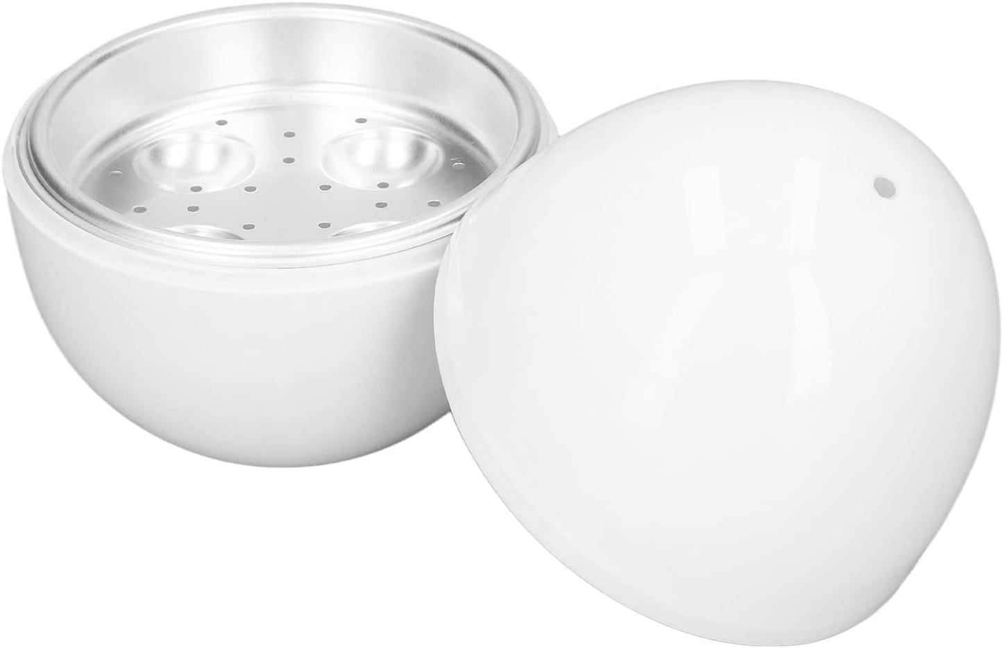 4 Egg Cooker, Hard Boiled Rapid Egg Cooker, Compact Design ABS Material, Kitchen Microwave Function