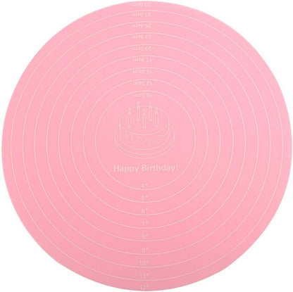 Silicone Baking Mat, Heat Resistant Non Stick Pastry Mat with Measurements for Rolling Dough